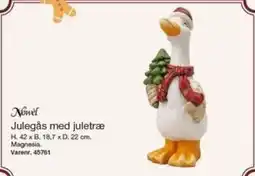 Harald Nyborg Novel Julegås med juletræ tilbud