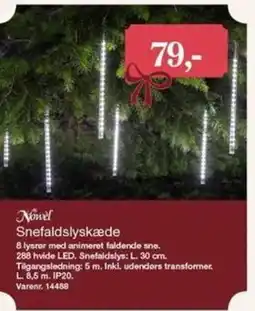 Harald Nyborg Novel Snefaldslyskæde tilbud