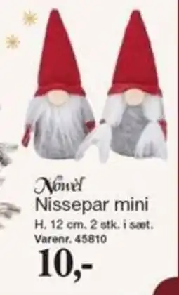 Harald Nyborg Novel Nissepar mini tilbud