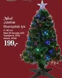 Harald Nyborg Novel Juletræ fiberoptisk lys tilbud