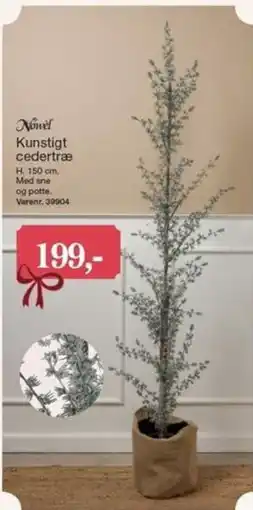 Harald Nyborg Novel kunstigt cedertræ tilbud