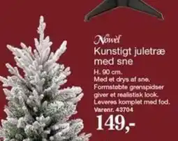 Harald Nyborg Novel kunstigt juletræ med sne tilbud