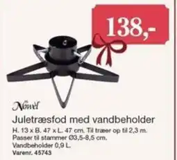 Harald Nyborg Novel Juletræsfod med vandbeholder tilbud