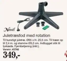 Harald Nyborg Novel Juletræsfod med rotation tilbud