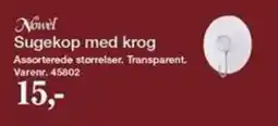 Harald Nyborg Novel Sugekop med krog tilbud