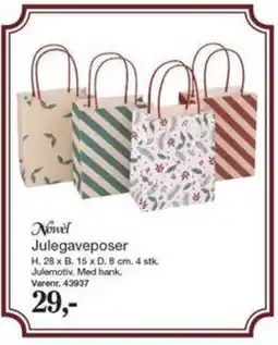 Harald Nyborg Novel Julegaveposer tilbud