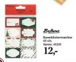 Harald Nyborg Belluno Gaveklistermærker tilbud