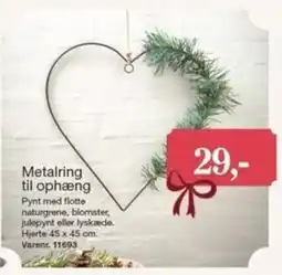 Harald Nyborg Metalring til ophæng tilbud