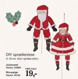 Harald Nyborg Julemand DIY sprællenisse tilbud
