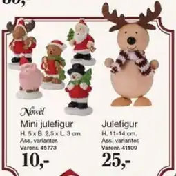 Harald Nyborg Novel Mini julefigur tilbud