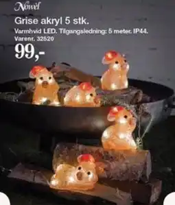 Harald Nyborg Novel Grise akryl tilbud