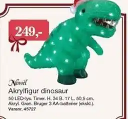 Harald Nyborg Novel Akrylfigur dinosaur tilbud