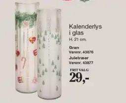 Harald Nyborg Kalenderlys i glas tilbud