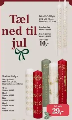 Harald Nyborg Kalenderlys tilbud