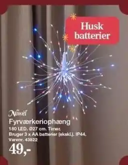 Harald Nyborg Novel Fyrværkeriophæng tilbud