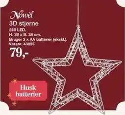 Harald Nyborg Nowel 3D stjerne tilbud