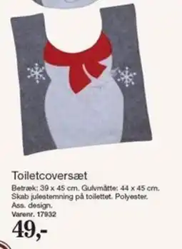 Harald Nyborg Ass. design. Toiletcoversæt tilbud