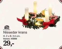 Harald Nyborg Nissedør krans tilbud