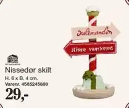 Harald Nyborg Nissedør skilt tilbud