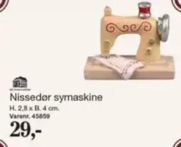 Harald Nyborg Nissedør symaskine tilbud