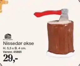 Harald Nyborg Nissedør økse tilbud