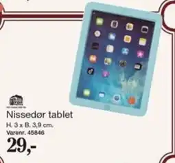 Harald Nyborg Nissedør tablet tilbud