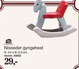 Harald Nyborg Nissedør gyngehest tilbud