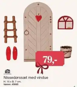 Harald Nyborg Nissedørssæt med vindue tilbud