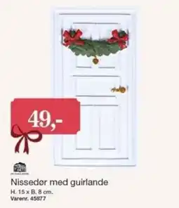 Harald Nyborg Home Depot Nissedør med guirlande tilbud