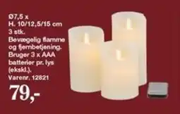 Harald Nyborg Bevægelig flamme og fjernbetjening tilbud