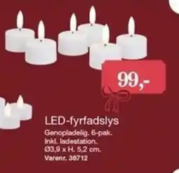 Harald Nyborg LED-fyrfadsllys tilbud