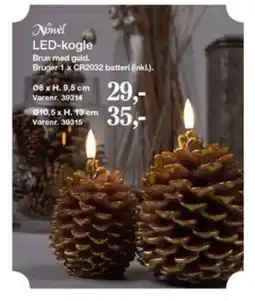 Harald Nyborg Novel LED-kogle tilbud