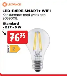 jem & fix Ledvance led-pære smart+ wifi tilbud