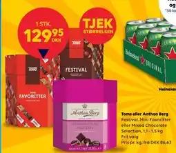 BorderShop Toms eller Anthon Berg tilbud