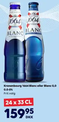 BorderShop Kronenbourg 1664 Blanc eller Blanc 0,0 tilbud