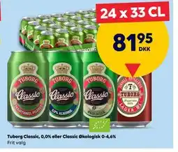 BorderShop Tuborg Classic, 0,0% eller Classic Økologisk 0-4,6% tilbud