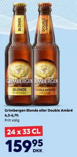 BorderShop Grimbergen Blonde eller Double Ambré tilbud