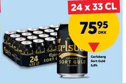 BorderShop Carlsberg Sort Guld 5,8% tilbud