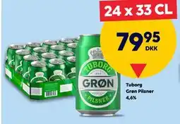 BorderShop Tuborg Grøn Pilsner 4,6% tilbud