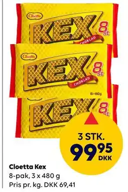 BorderShop Cloetta Kex tilbud