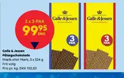 BorderShop Galle & Jessen Pålægschokolade tilbud