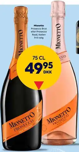 BorderShop Mionetto tilbud