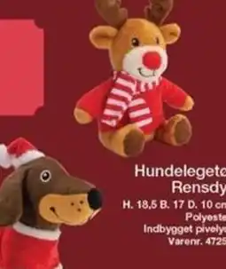 Harald Nyborg Hundelegetøj Rensdyr tilbud