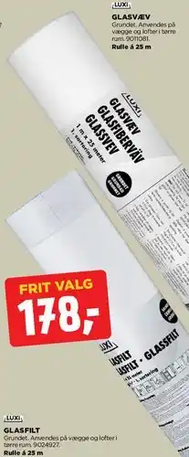 jem & fix Glasfilt / Glasvæv tilbud