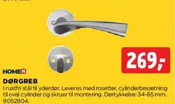 jem & fix Dørgreb (sølv) tilbud