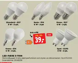 jem & fix LED-pærer (pakke) tilbud