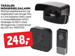jem & fix Trådløs indkørselsalarm tilbud