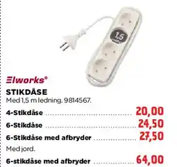 jem & fix Stikdåse / forlænger tilbud