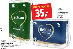 jem & fix Belinno køkkenrulle / toiletpapir tilbud
