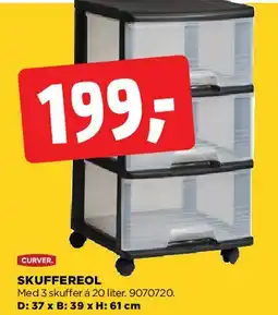 jem & fix Skuffereol (3 skuffer) tilbud